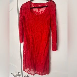 Red Express dress, perfect for Valentine’s Day!